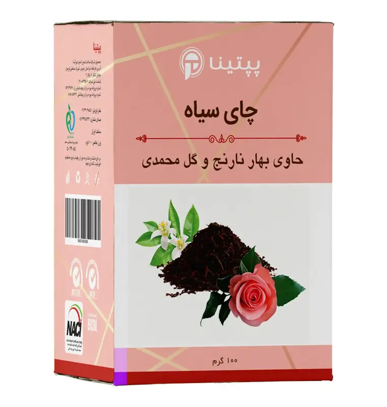 Black Tea with Orange Blossom & Damask Rose-100g-761x800
